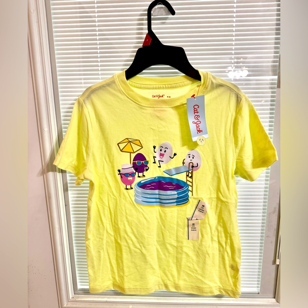 Cat & Jack Kids Yellow Pool Party T-Shirt